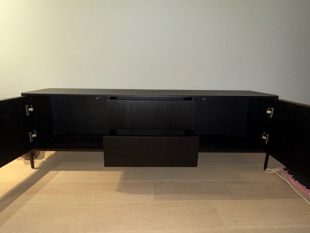 Tv kast, Ophalen, 150 tot 200 cm, Zo goed als nieuw, Minder dan 100 cm