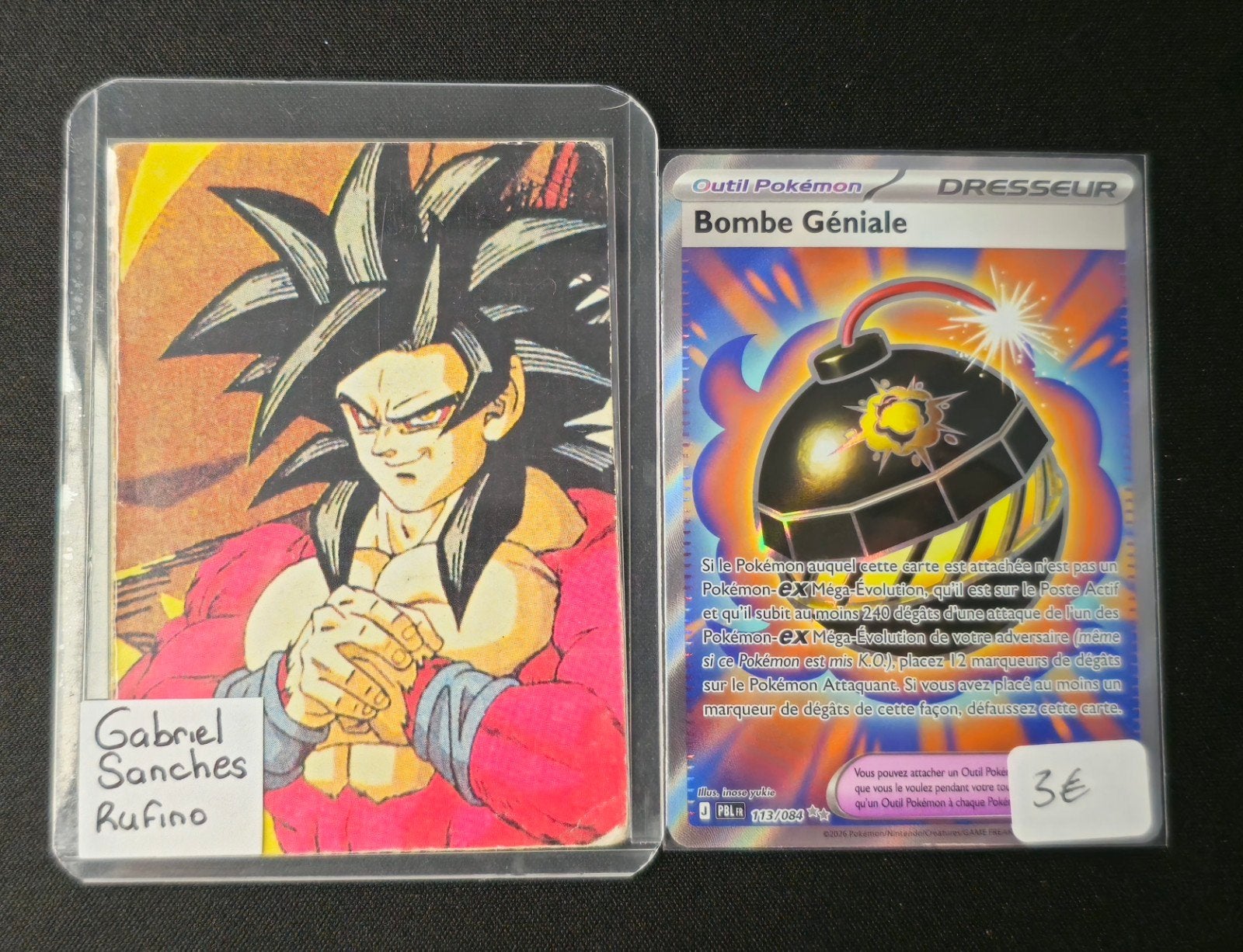 Carte Pokémon Bombe Géniale 113/084 – Ultra Rare FR, Enlèvement, Neuf, Cartes en vrac, Foil
