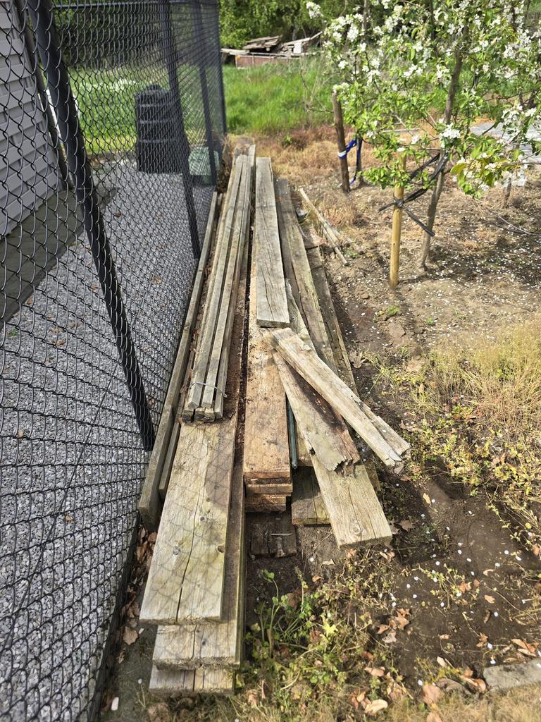 Gratis gedrenkt hout (oud), Doe-het-zelf en Bouw, Ophalen, Gebruikt