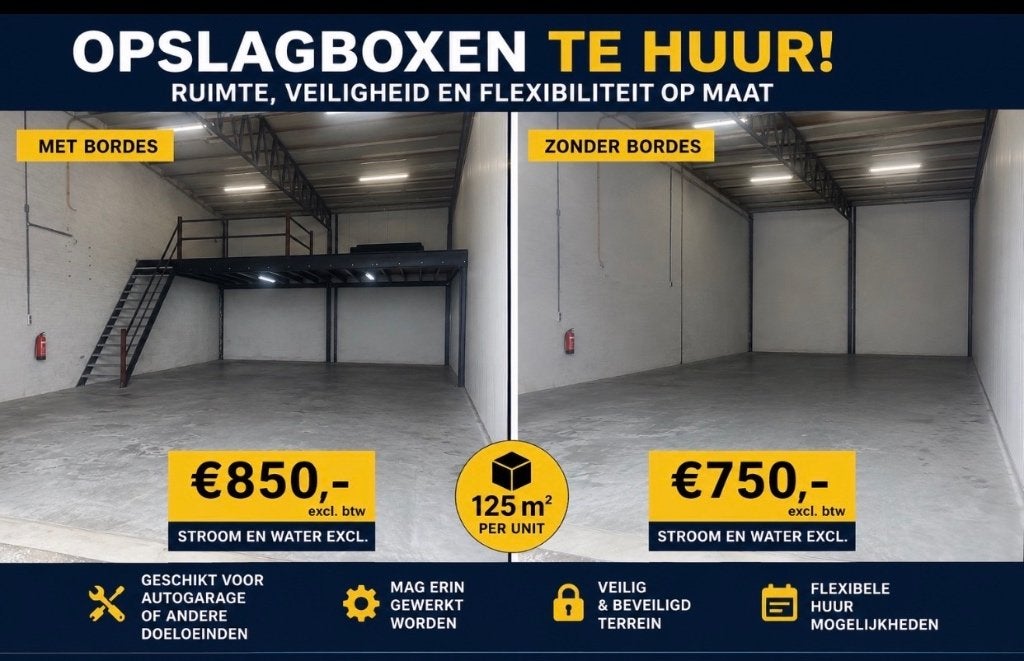 Storage box, 125 m², Overige soorten