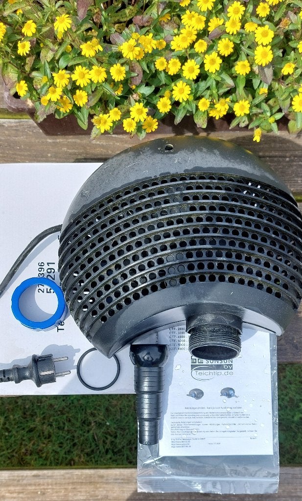 Pompe de bassin Wiltec – 6000 l/h – 40 W - Qualité Oase, Enlèvement, Pompe de bassin