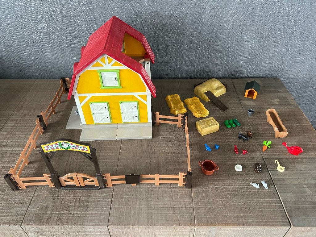 Playmobil paardenstal, Enlèvement ou Envoi, Comme neuf, Pièces détachées, Bâtiment