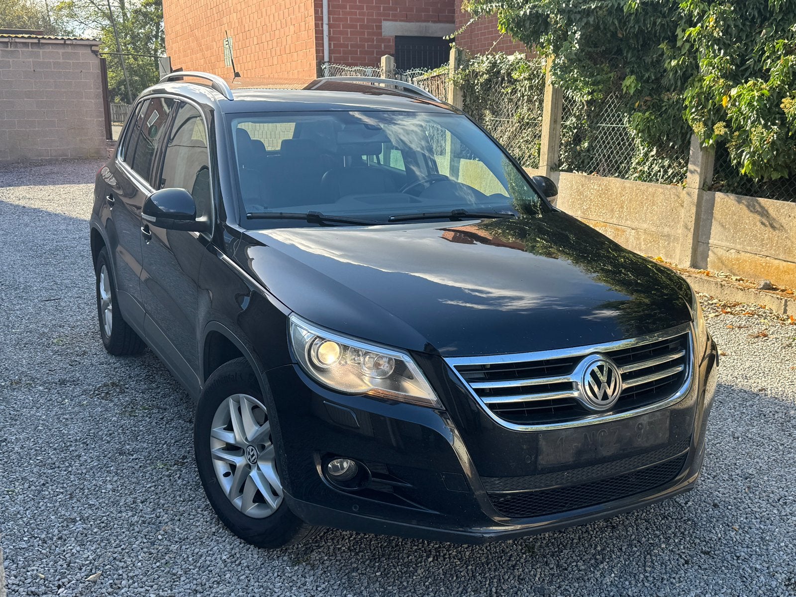 Vw Tiguan 2,0 Tdi 4 motion 2010 euro 6, Auto's, 0 cilinders, Zwart, Leder, Particulier