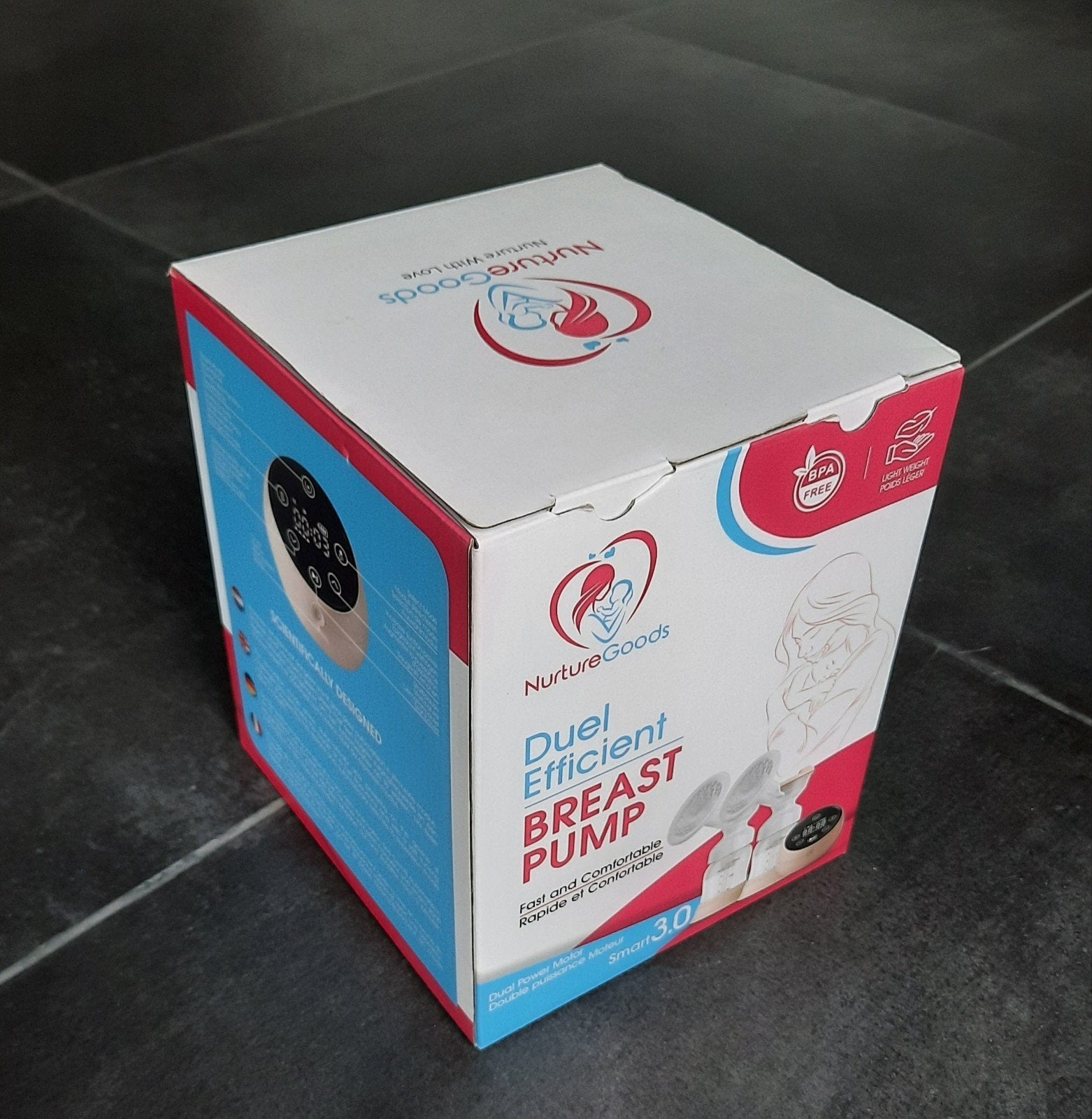 Elektrische borstvoedingspomp NurtureGoods Smart 3.0, Enlèvement ou Envoi, Comme neuf, Sans fil, Tire-lait