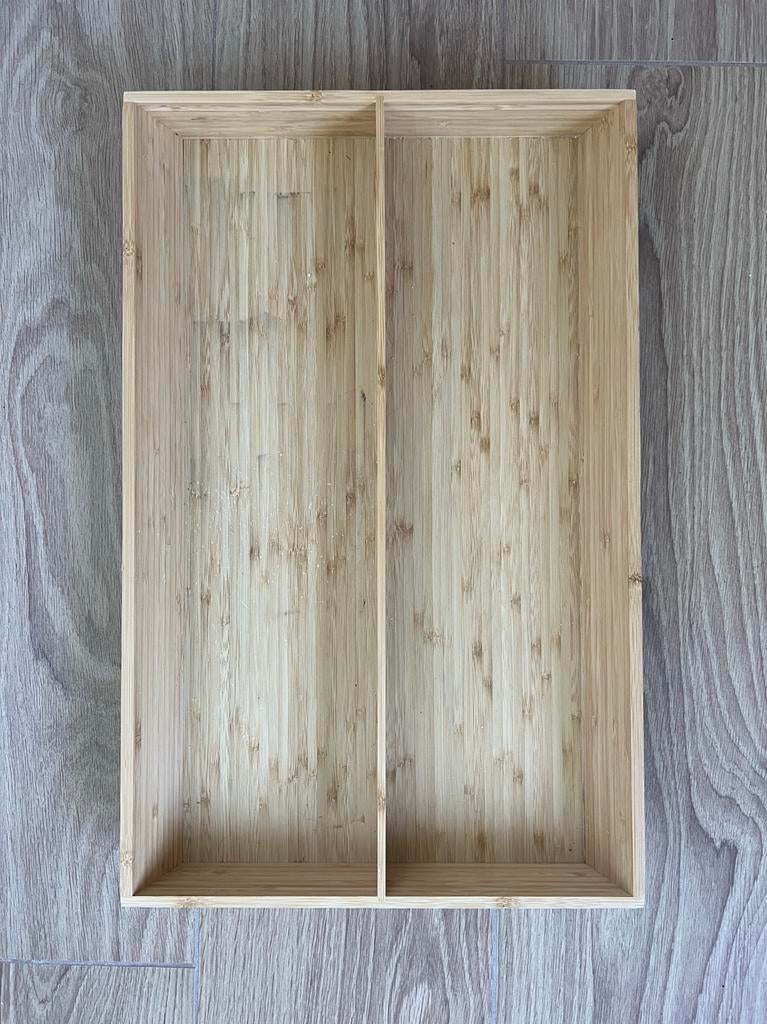 Bamboe bestekbak besteklade Ikea Variera, Ophalen, Gebruikt, Hout, Los bestek