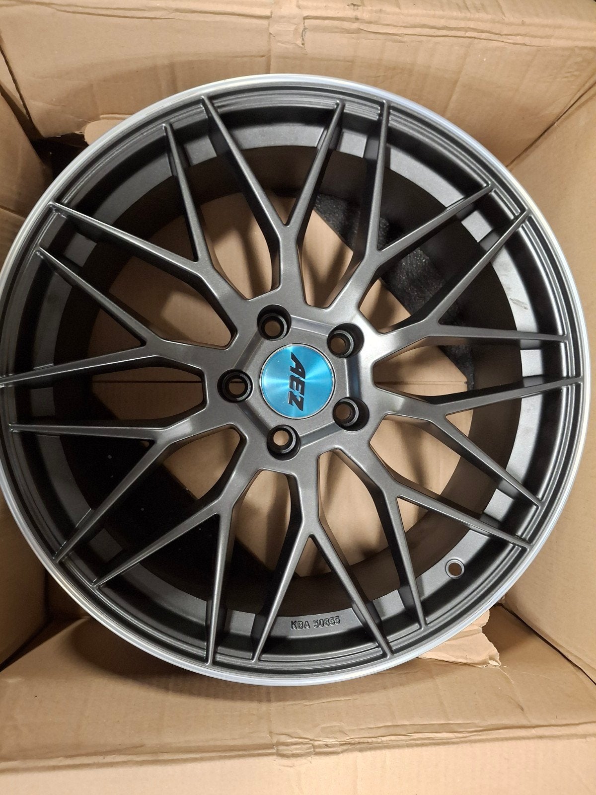 2x AEZ Crest Dark 19", Auto-onderdelen, Banden en Velgen, 19 inch, Velg(en), Nieuw, Ophalen of Verzenden