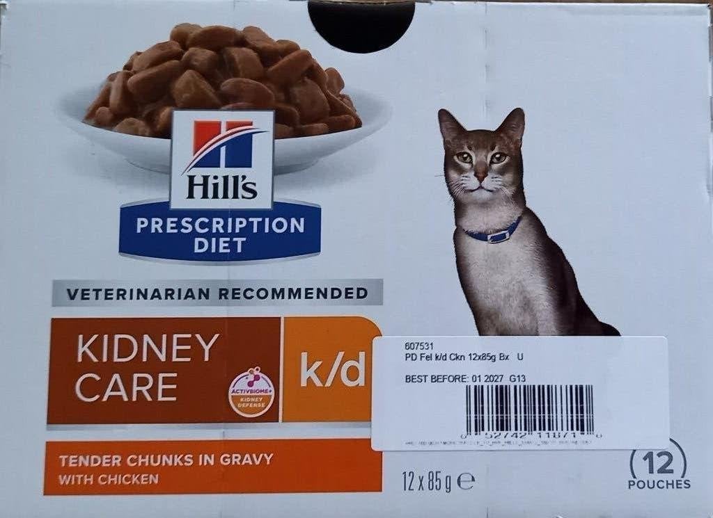 Nourriture Chat : Hills Kidney Care K/D au Poulet, Enlèvement, Chat