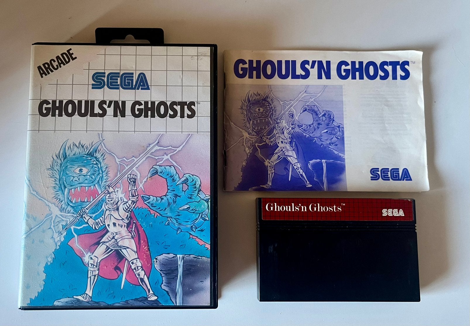 Ghouls n ghosts sega master system, Ophalen, Zo goed als nieuw, Master System