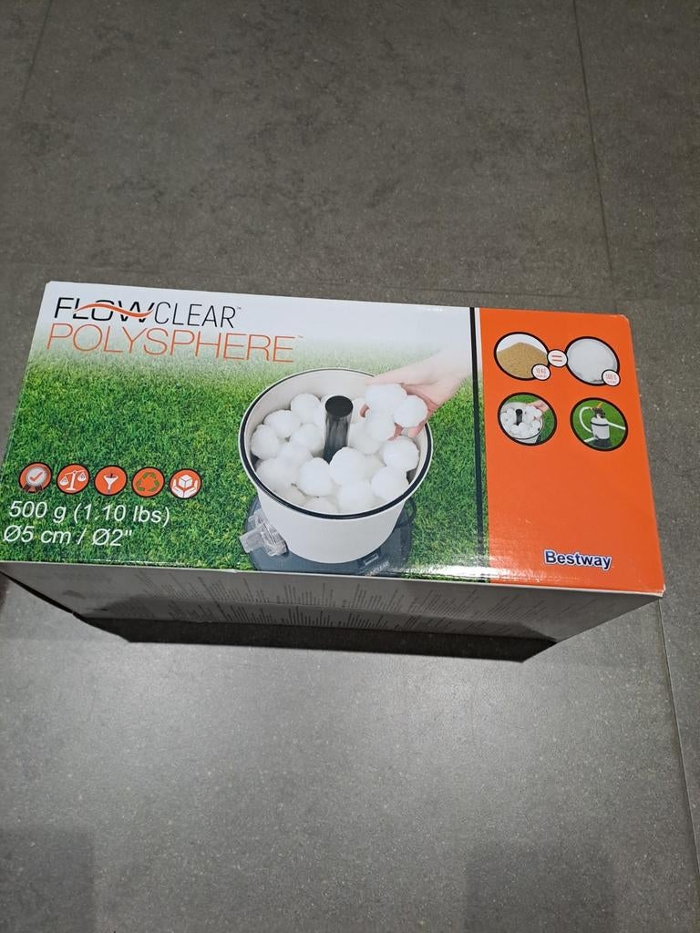 Polysphere flowclear voor in zandfilter, Ophalen