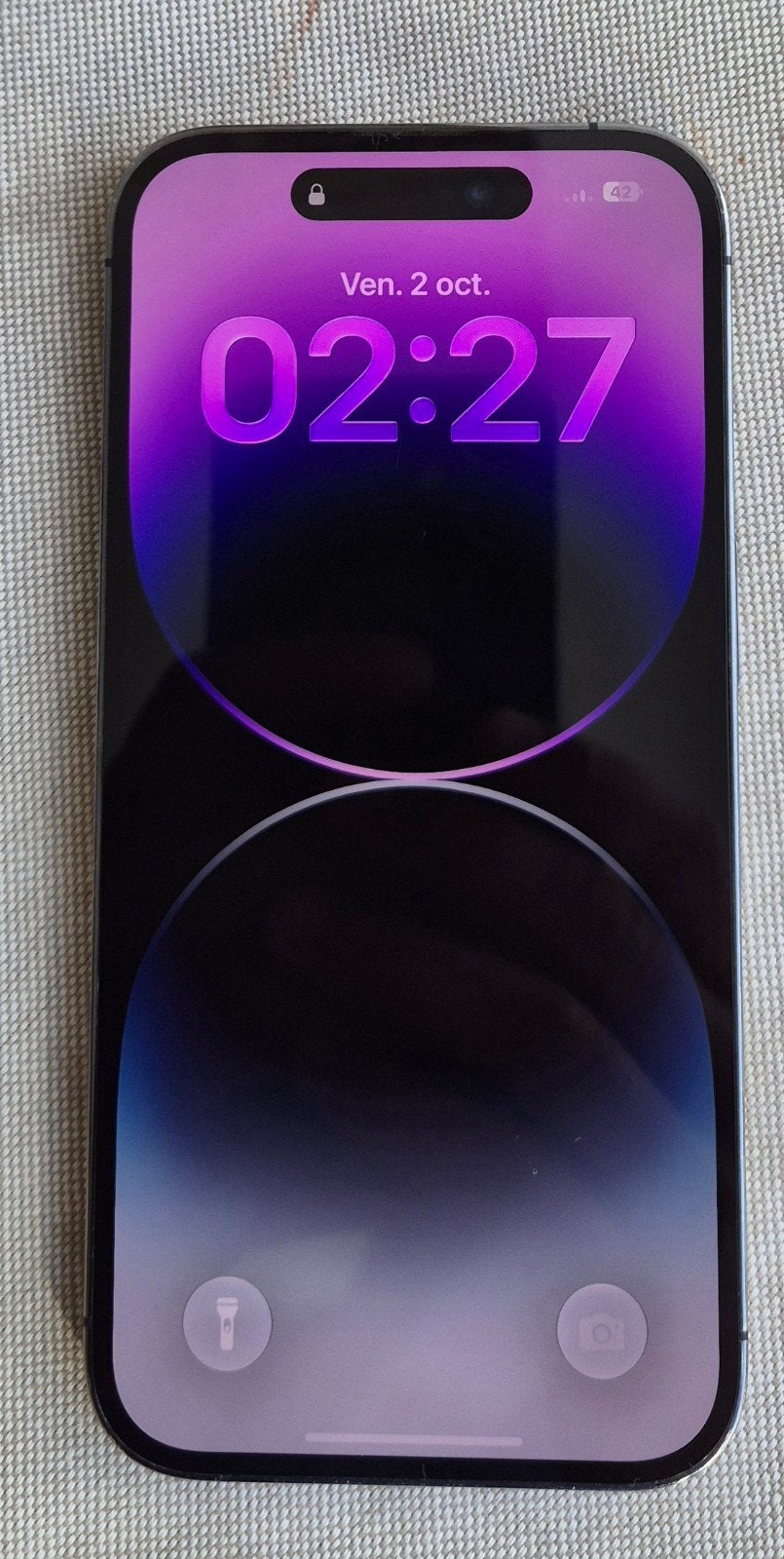 iPhone 14 Pro, Paars, Ophalen of Verzenden, Zo goed als nieuw, Zonder simlock