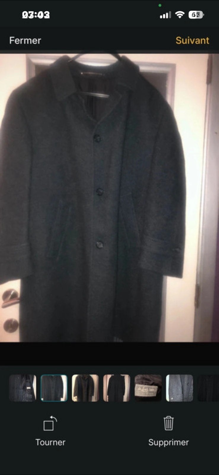 Manteau XLVintage en Pure Laine De Lon’s Tailor – Homme, Enlèvement ou Envoi, Comme neuf