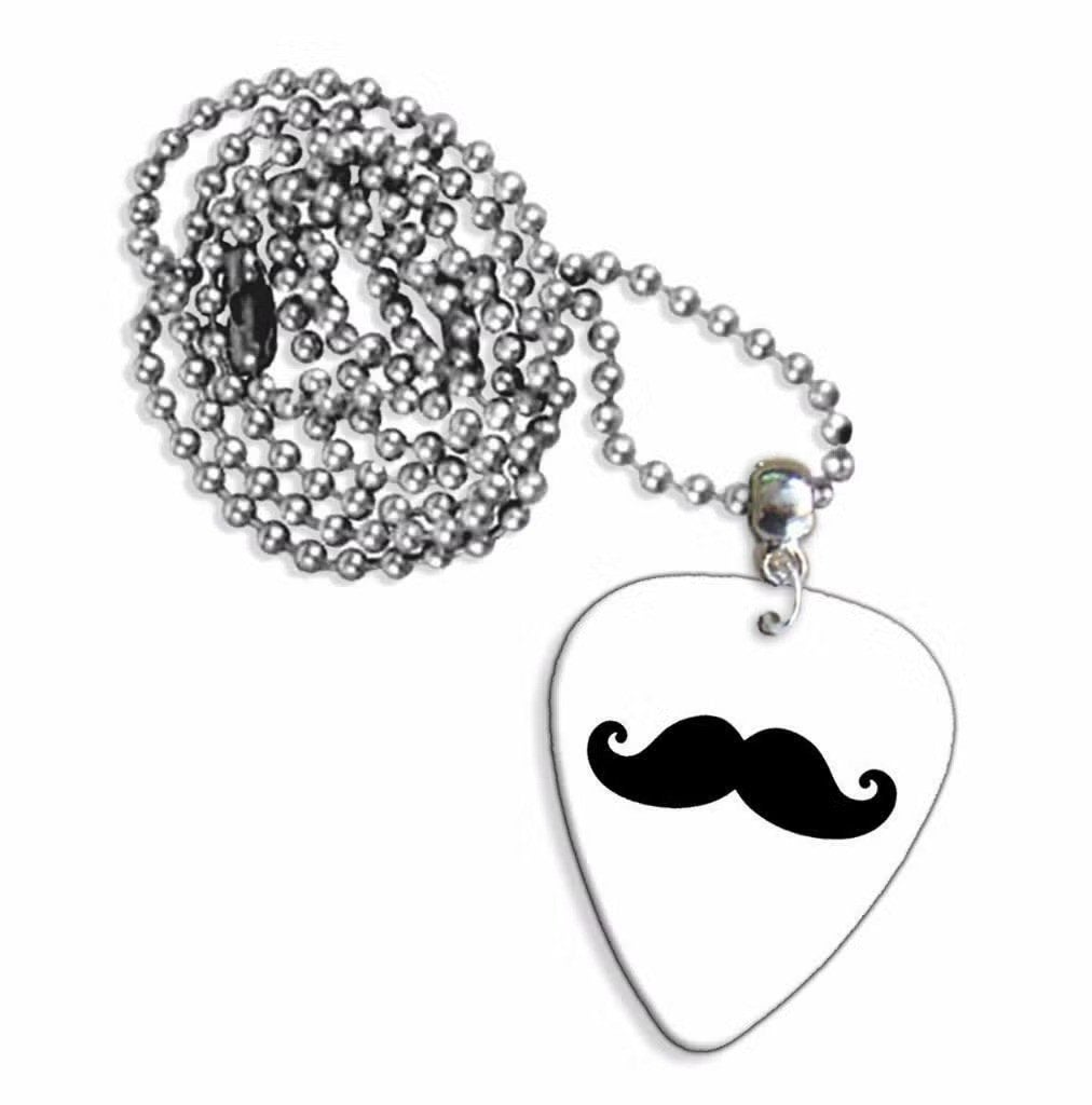 Plectrum ketting of sleutelhanger met de Mustache afbeelding, Verzamelen, Ophalen of Verzenden, Nieuw