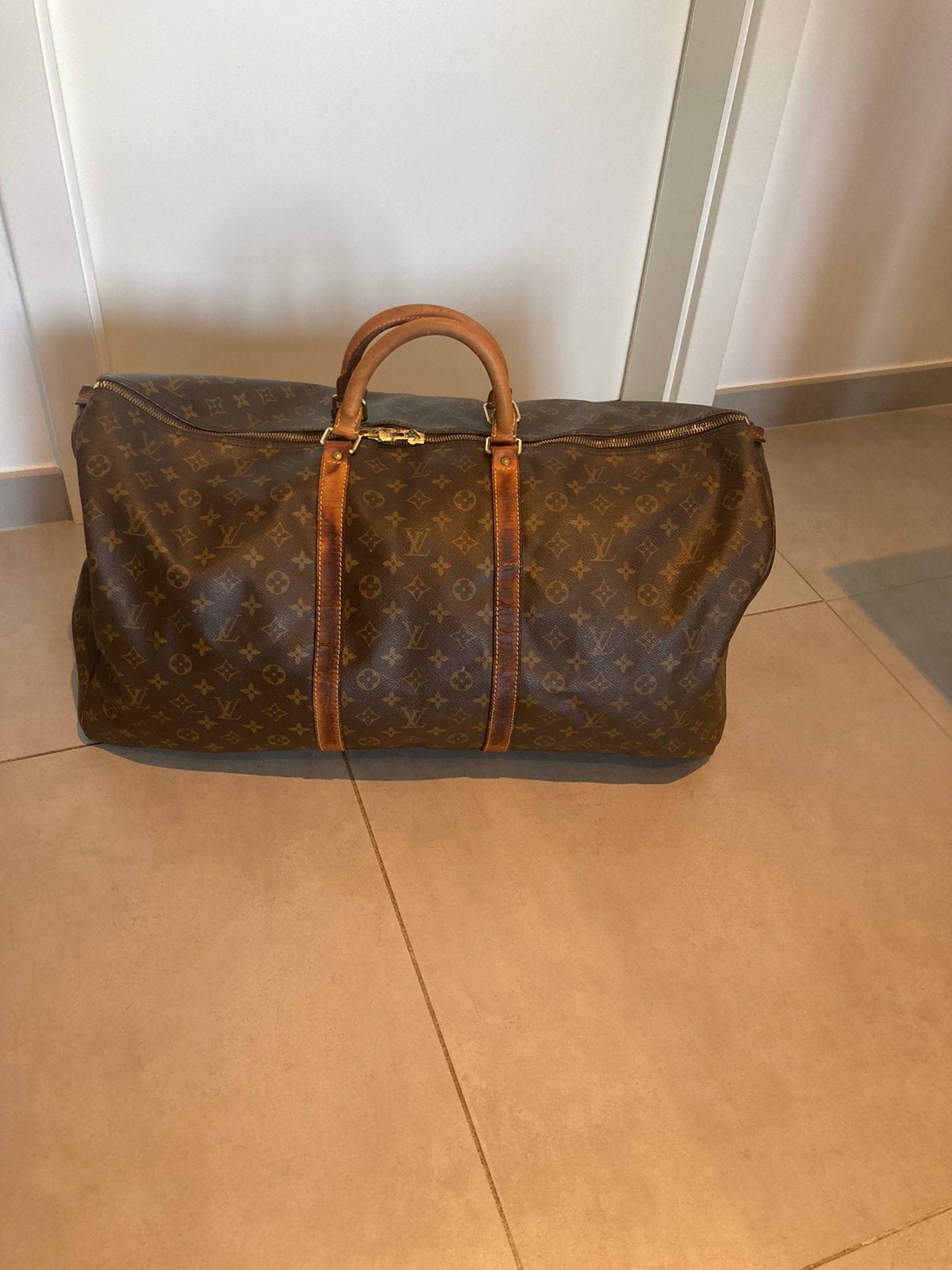 Louis Vuitton Keepall 55 reistas, Handtassen en Accessoires, Ophalen of Verzenden, Zo goed als nieuw
