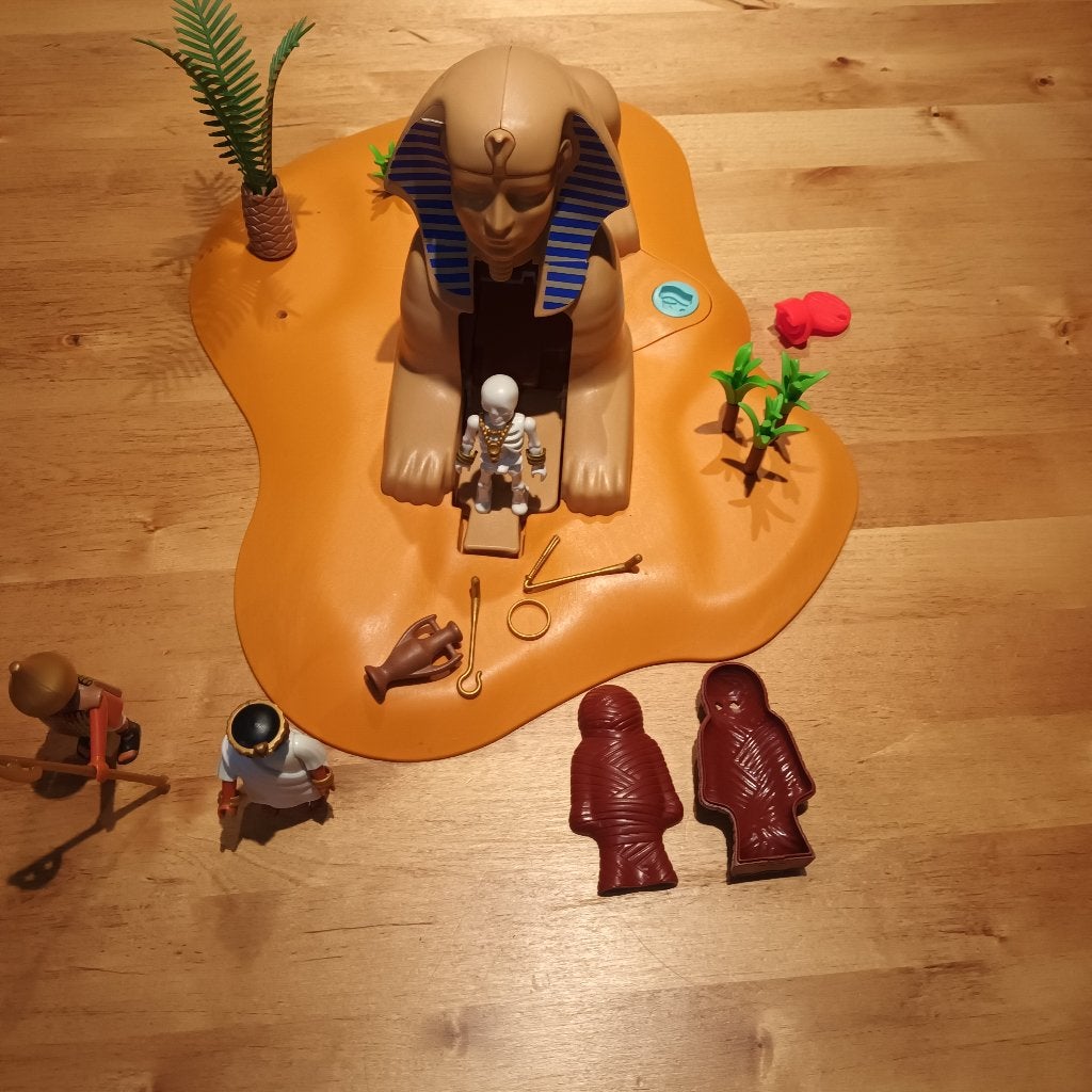Playmobil 4242 Sphinx avec momie, Kinderen en Baby's, Speelgoed | Playmobil, Gebruikt, Los Playmobil, Ophalen of Verzenden