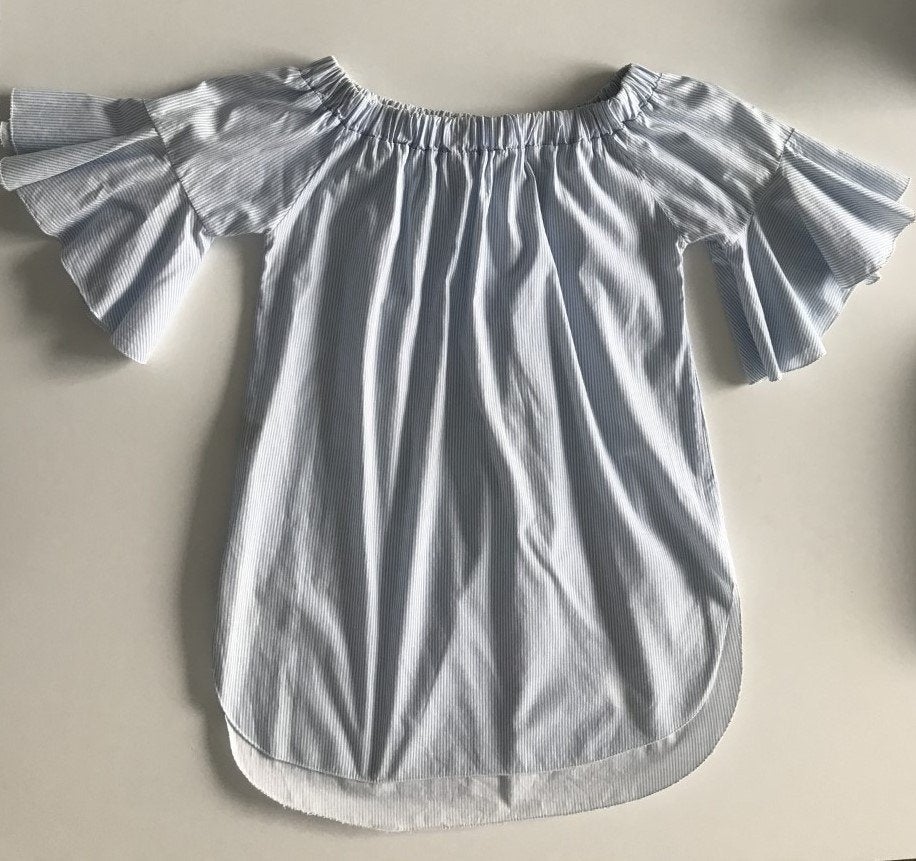Tunique bleue à porter sur un bikini, taille M, Enlèvement ou Envoi, Comme neuf, Bleu, Autres types