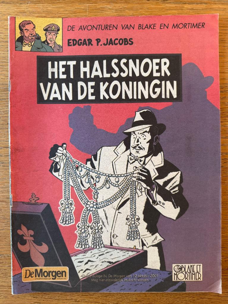 Blake en Mortimer - Het halssnoer van de koningin, Enlèvement ou Envoi, Edgar P. Jacobs, Une BD, Comme neuf