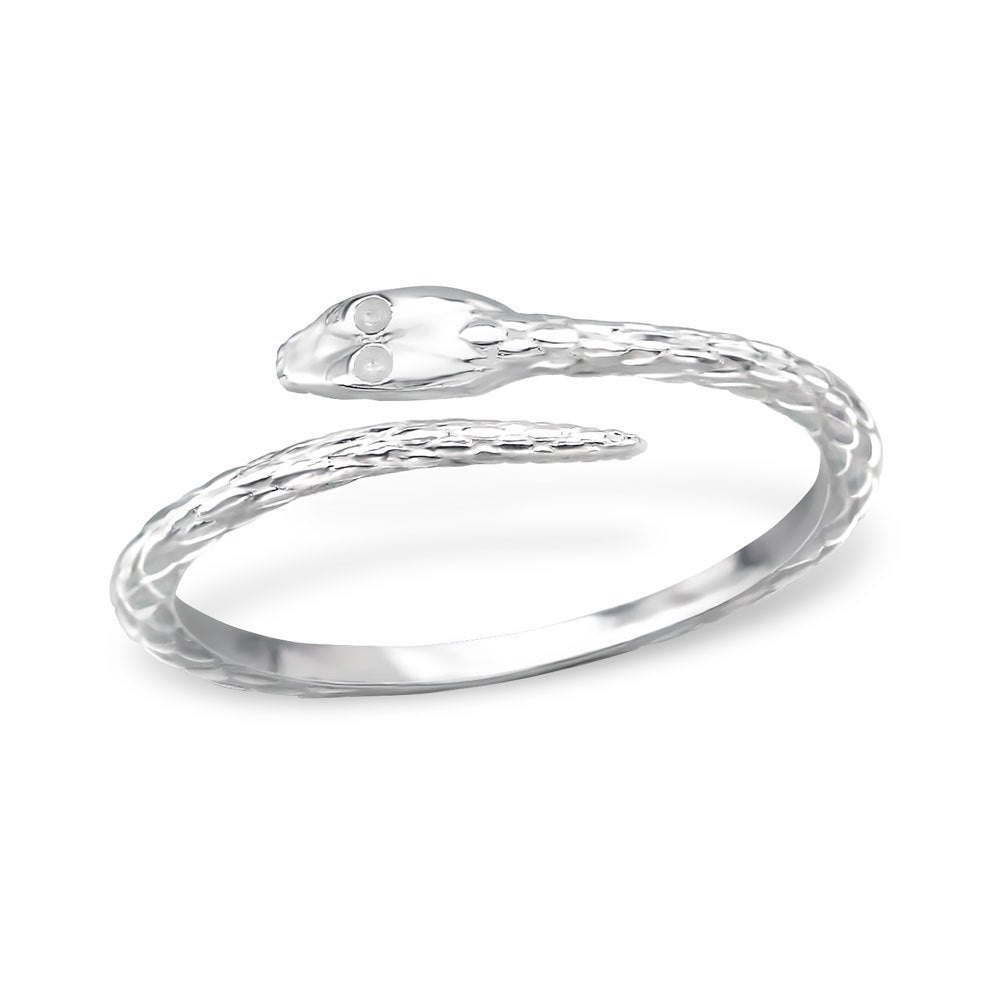 Slang 925 sterling zilveren damesring - OP=OP! OPRUIMING!, Handtassen en Accessoires, Ringen, Nieuw, Ophalen of Verzenden, Dame