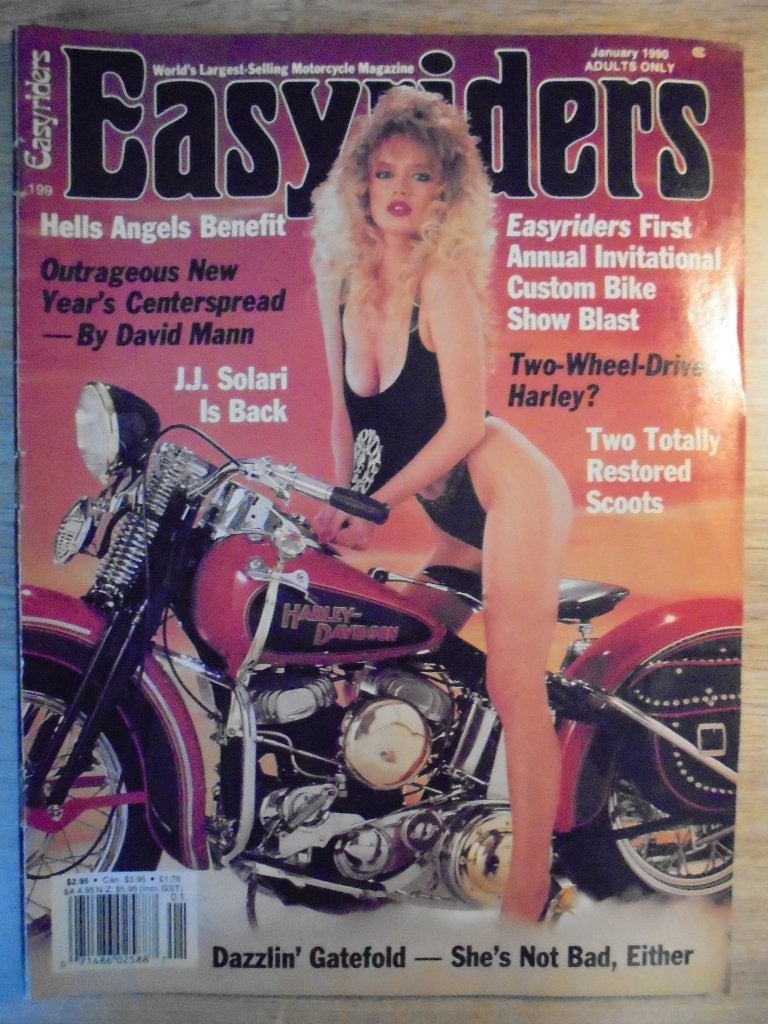 Easyriders Magazine. Jaargang 1990 met 12 x David Mann., Ophalen of Verzenden, 1980 tot heden, Tijdschrift