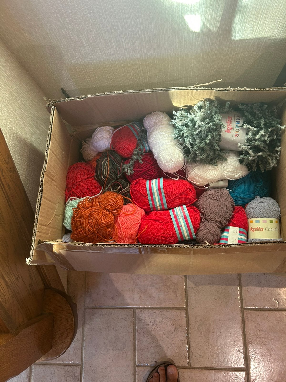 2 dozen met breigaren 0.50€ de bol !, Hobby & Loisirs créatifs, Enlèvement, Comme neuf