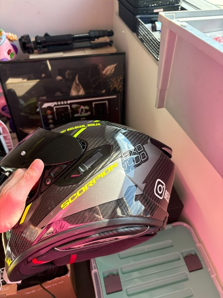 Scorpion EXO-1400 Air Carbon – Motorhelm, Autres marques, Femmes, Seconde main, Enlèvement
