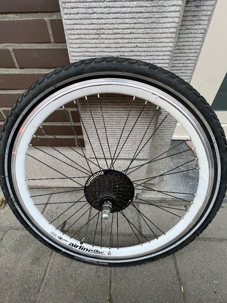fiets wiel, Fietsen en Brommers, Fietsonderdelen, Ophalen, Gebruikt