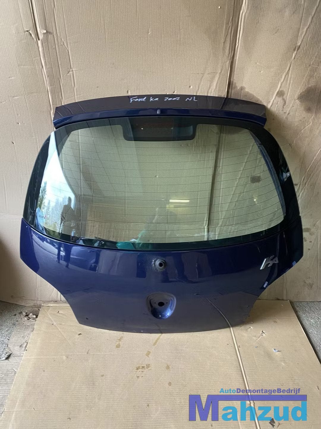 FORD KA blauw Achterklep achterdeur 1996-2008, Arrière, Info@ford.com, Porte, Ford Motor Company