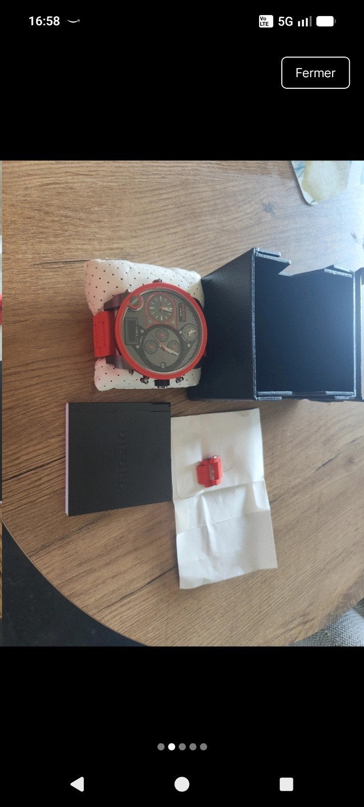 montre Diesel Mr. Daddy DZ7279 état impeccable, Bijoux, Sacs & Beauté, Enlèvement ou Envoi