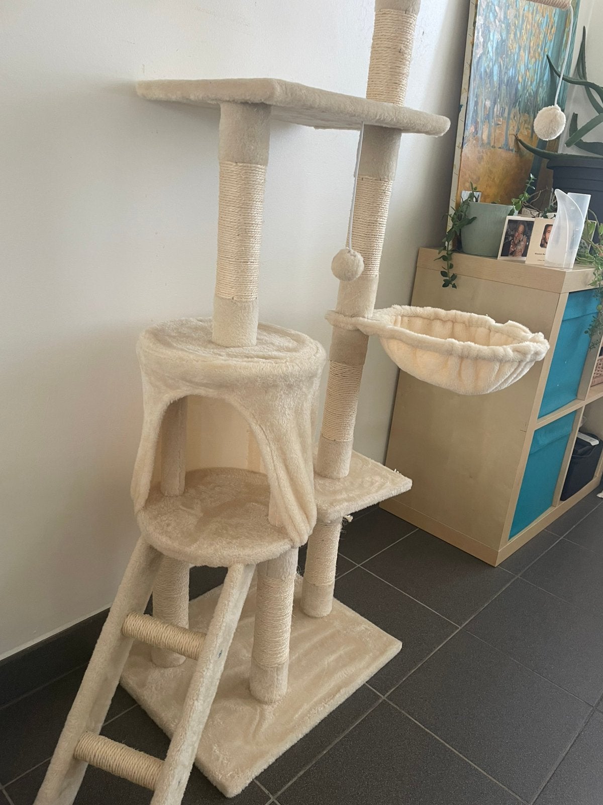 Nieuwe krabpaal 1m40, Dieren en Toebehoren, Ophalen, Nieuw, Krabpaal
