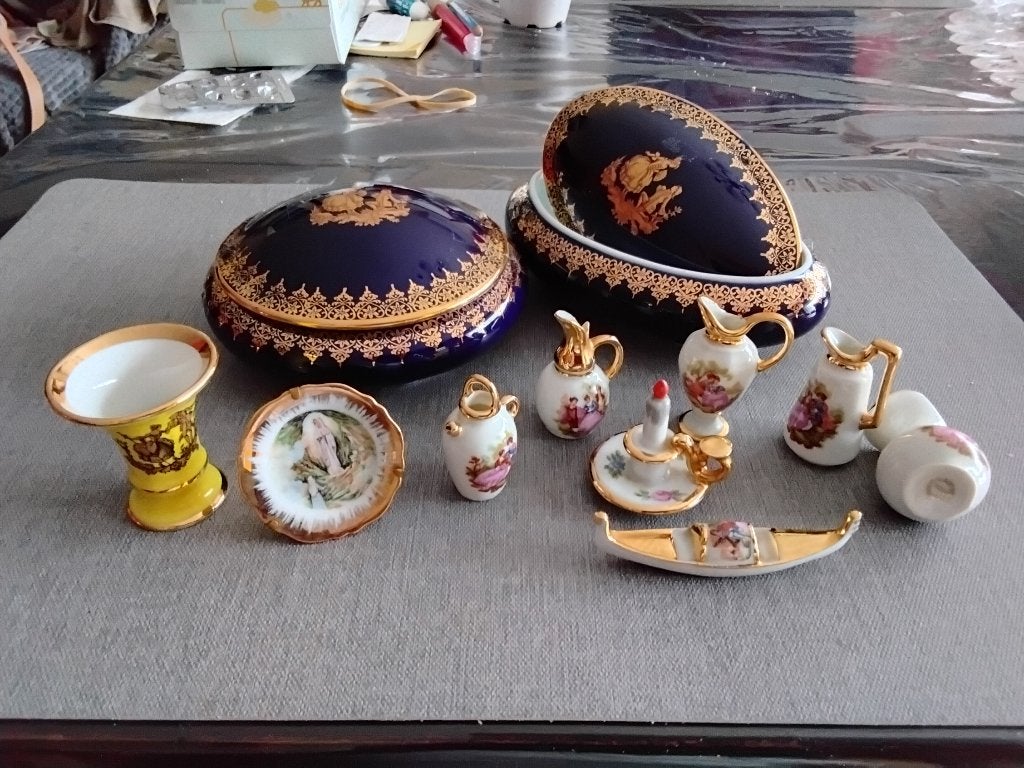 Porselein,limoge, Collections, Enlèvement ou Envoi, Utilisé