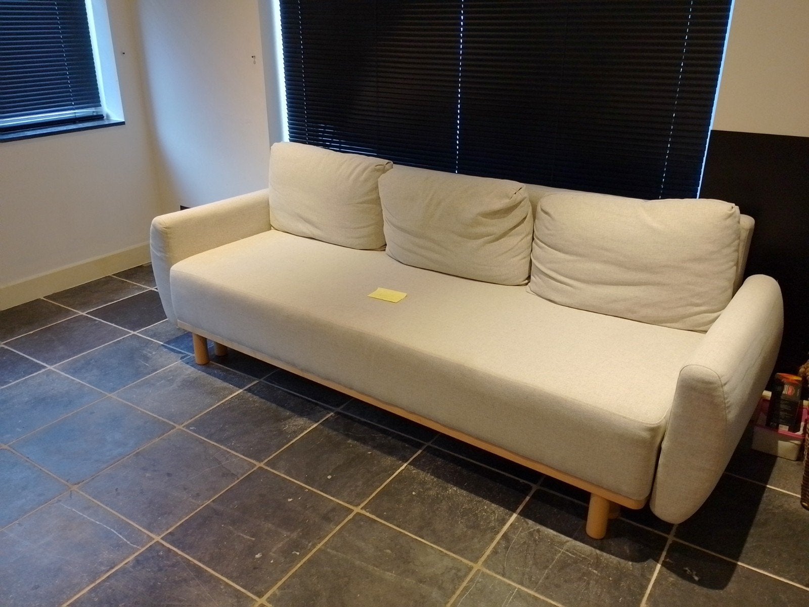 zetelbed, Ophalen, Beige