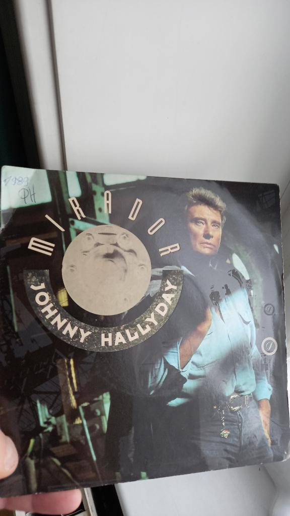 Vinyl (45t) johnny hallyday "mirador", Ophalen, 1980 - 1989, Gebruikt