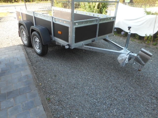 aanhangwagen dubbelasser, Ophalen, Nieuw