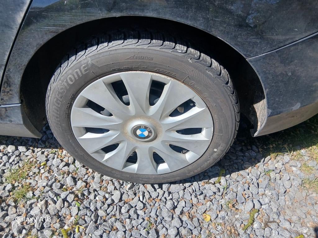 4 jantes en tôle avec enjoliveur pour bmw série 1 f20 f21 f2