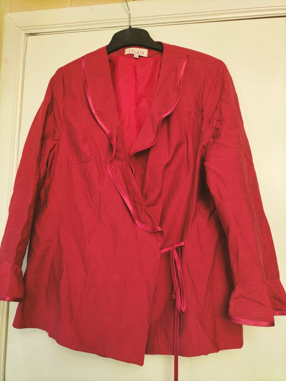mooi bordeaux jasje 46-48, Enlèvement ou Envoi, Manteau