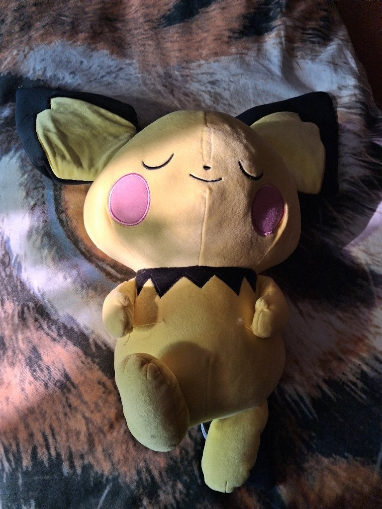 2 grote slapende Pokemon knuffels, Enlèvement ou Envoi, Utilisé