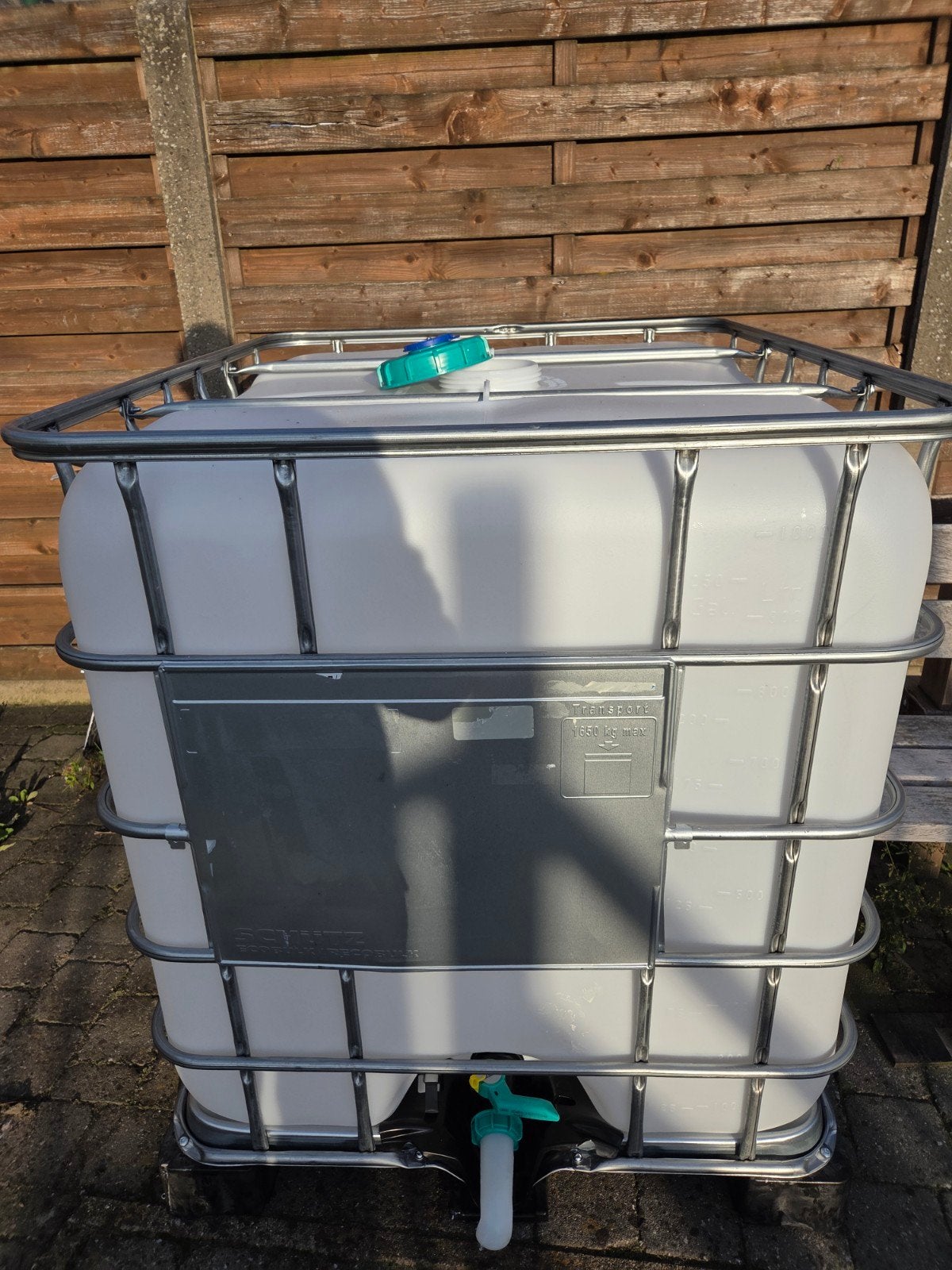 ibc 1000li, 150 liter of meer, Ophalen, Gebruikt, Kunststof