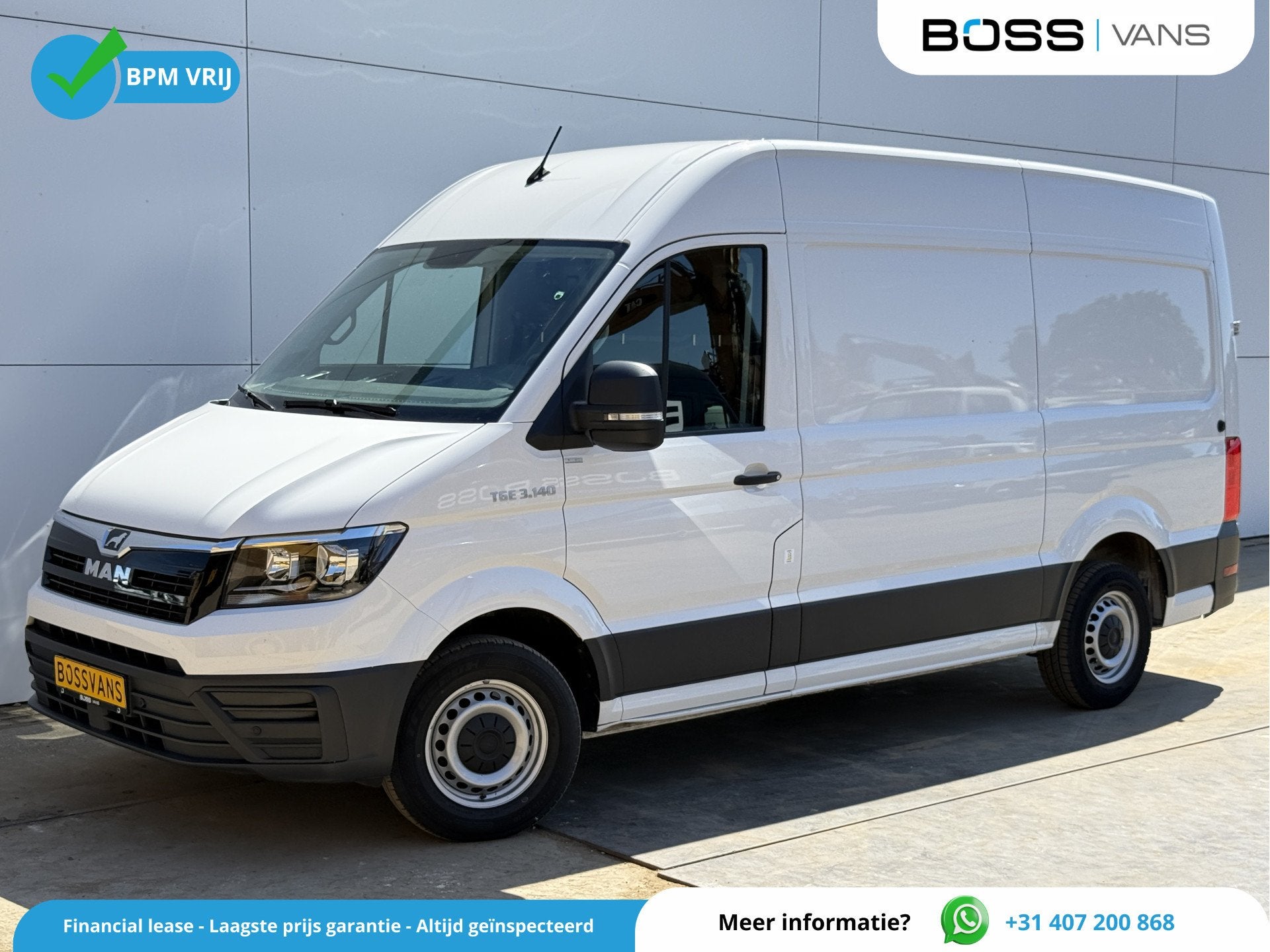 MAN TGE 3.140 2.0 TDI Automaat L3H3 Airco Cruise Control Car, Achat, Entreprise, 3 places, 1968 cm³