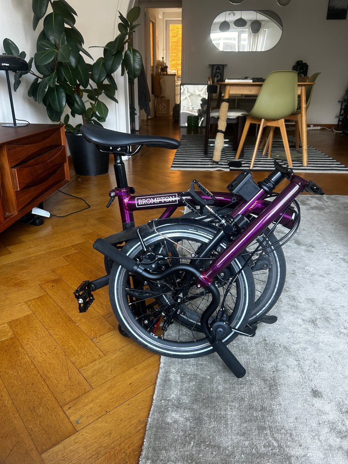 Brompton P-line - 4-speed - high, Enlèvement, Comme neuf, Totalement pliable, Brompton