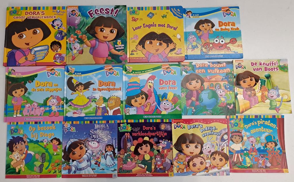 Boeken Nickelodeon – Dora – Paw Patrol…, Enlèvement ou Envoi, Utilisé