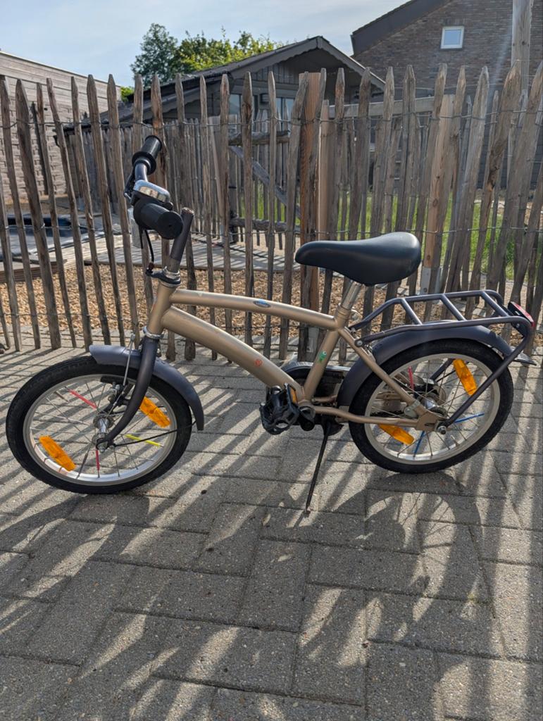 Leuke en stevige kinderfiets 16 inch – Technisch 100% in ord, Gebruikt, 16 tot 18 inch, Ophalen, Overige merken