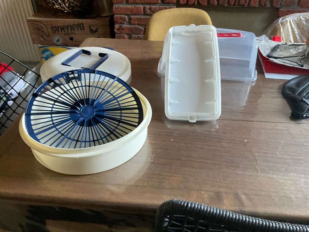 Taartdoos, cakedoos, bewaardoos, Huis en Inrichting, Keuken | Tupperware, Ophalen, Zo goed als nieuw