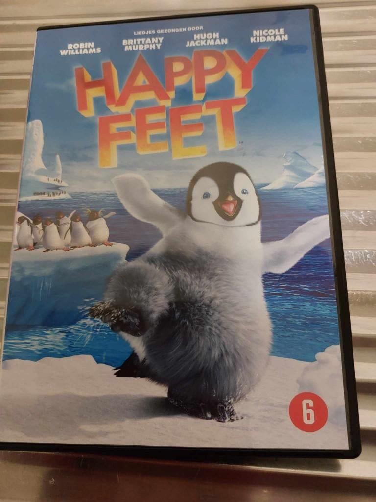 Dvd Happy Feet, Avontuur, Alle leeftijden, Ophalen of Verzenden, Zo goed als nieuw