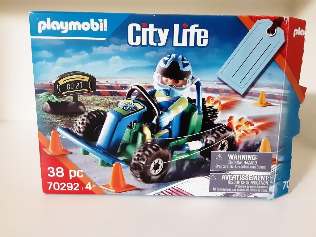 Playmobil go-cart, Ophalen of Verzenden, Zo goed als nieuw, Complete set
