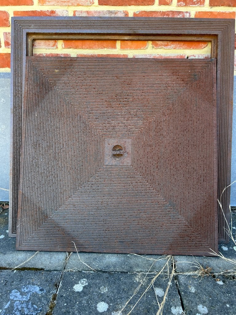 gietijzeren putdeksel 60x60, Bricolage & Construction, Métaux, Enlèvement, Utilisé, Autres métaux