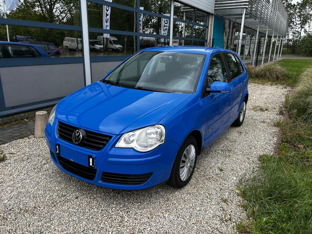 Vw polo benzine keuring verkoop garantie, 4 deurs, Stof, 50 kW, Zwart
