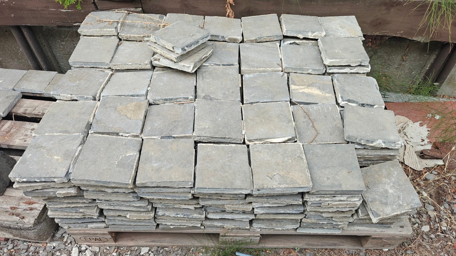 blauwsteen klinker 15x15x2,5 10m2, Enlèvement