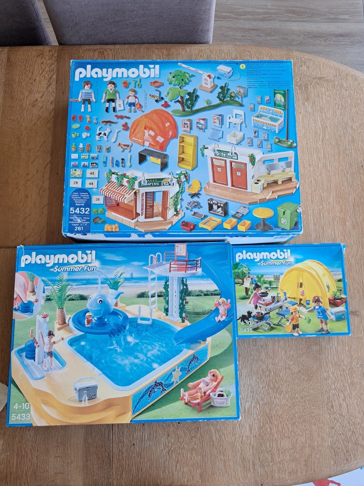 Prachtige Playmobil Summer Fun Camping- en Zwembadsets!, Enlèvement, Comme neuf, Summer fun