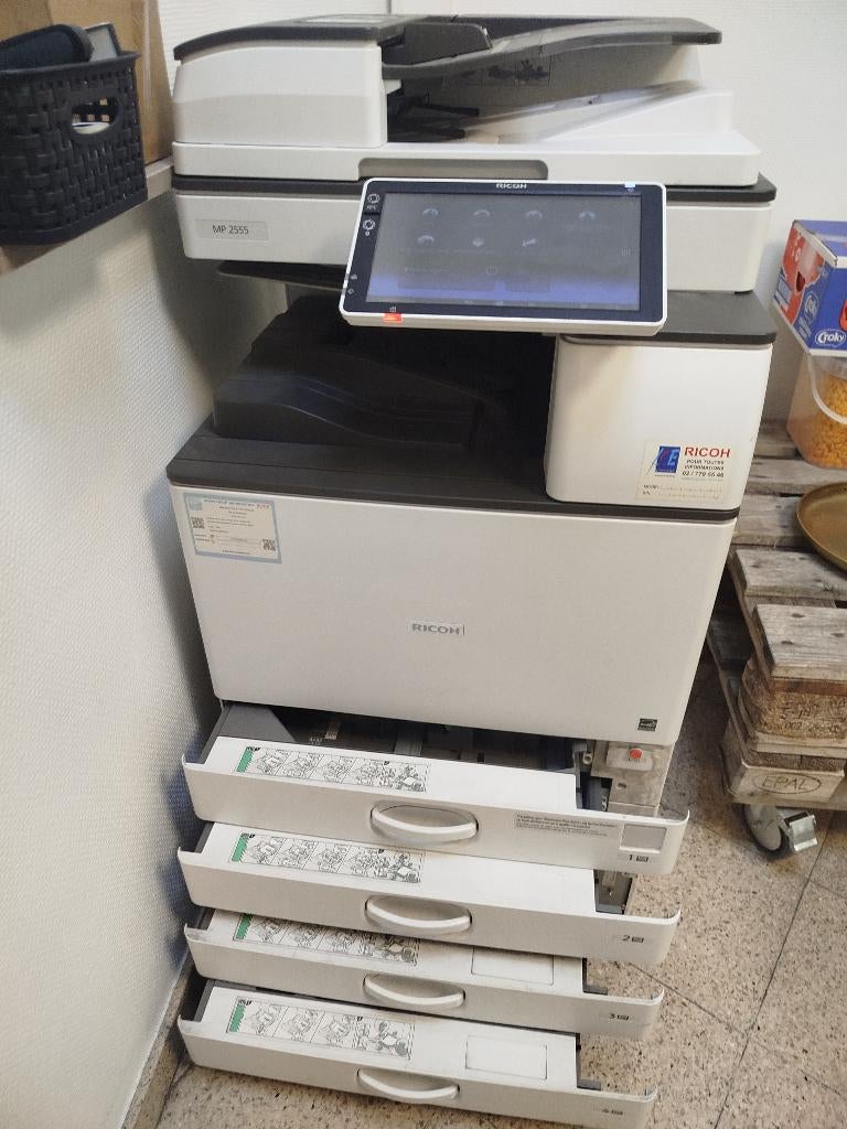 Photocopieuse professionnel mp2555, Autres technologies, All-in-one, Enlèvement, Utilisé