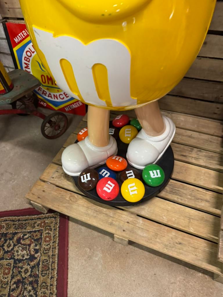 M&M reclame winkel display, Ophalen, Gebruikt, Reclamebord