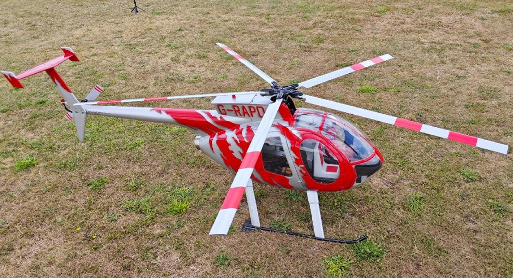 Vario Hughes scale 1/5  -850 size-, Ophalen, Zo goed als nieuw, Elektro, Helikopter